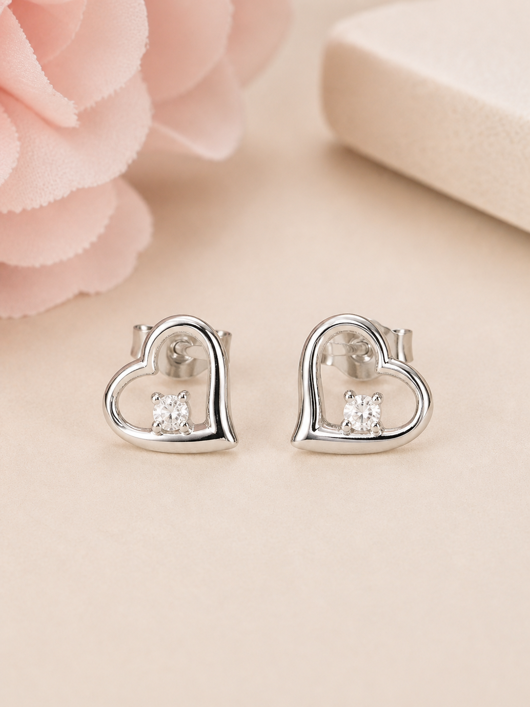 Silver earrings