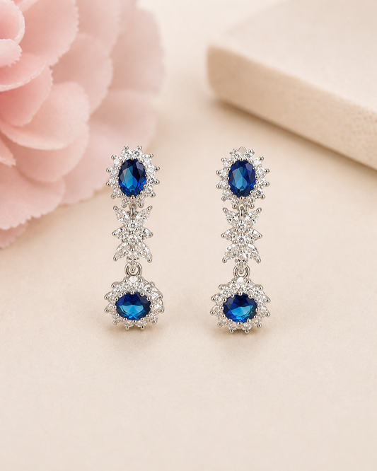 Silver earrings